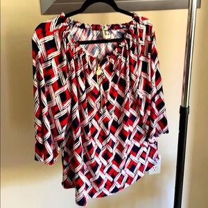 Zipper down front Blouse